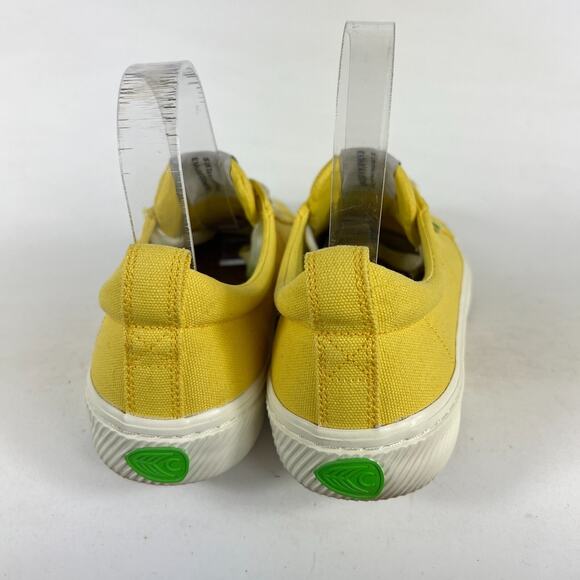 Cariuma Sneakers Women's 8.5 Yellow Lace Up Low Top Athletic Running Shoes - Picture 7 of 10